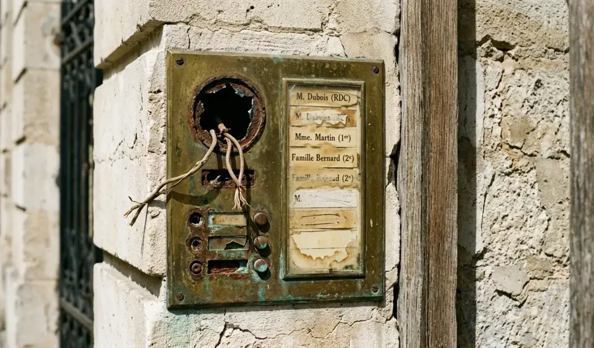 Interphone et visiophone à Savigny-le-Temple — avant (chantier 5) Interphone et visiophone à Savigny-le-Temple — avant (chantier 5)
